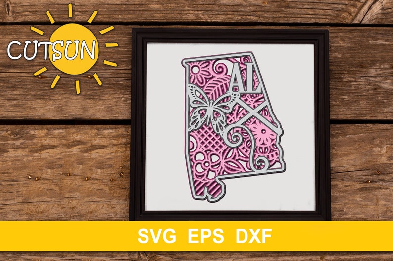 Download Silhouette 3d Layered Dxf Laser Cut Cricut Layered 3d Mandala Alabama State Svg 5 Layers Commercial Use Glowforge Glowforge Svg Scrapbooking Papercraft Ozoneinstitute In