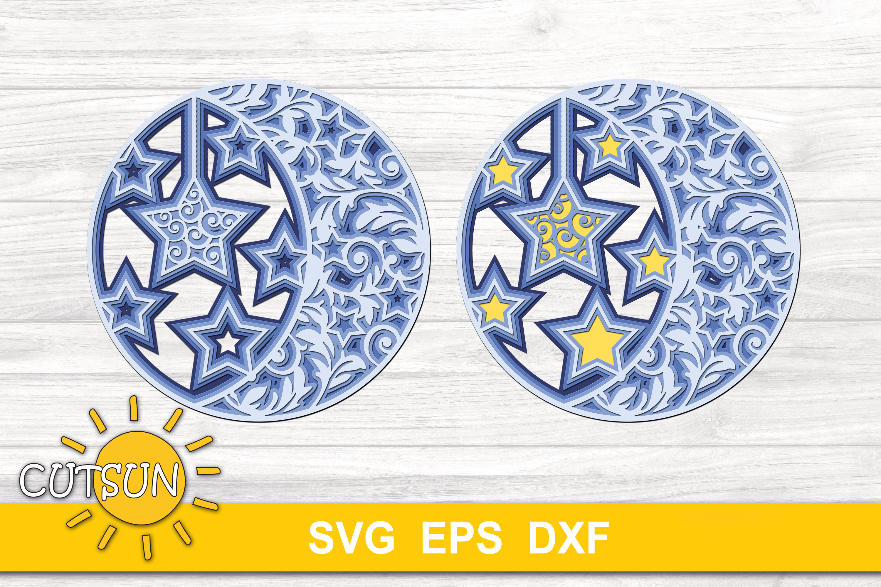 Free Free 82 Layered Moon Mandala SVG PNG EPS DXF File