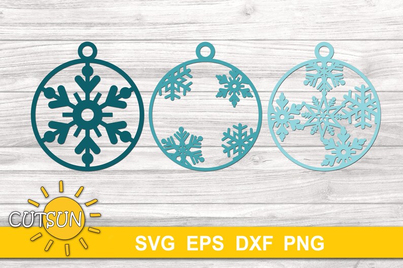 Download 3D layered Snowflakes Christmas ornaments SVG bundle of 15 ...