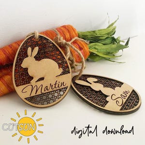 Easter svg Easter Eggs Ornaments SVG bundle Rattan cane Easter basket tags svg Farmhouse Easter decor Glowforge svg Laser cut file