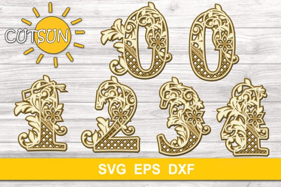 Free Free Layered Mandala Numbers 263 SVG PNG EPS DXF File