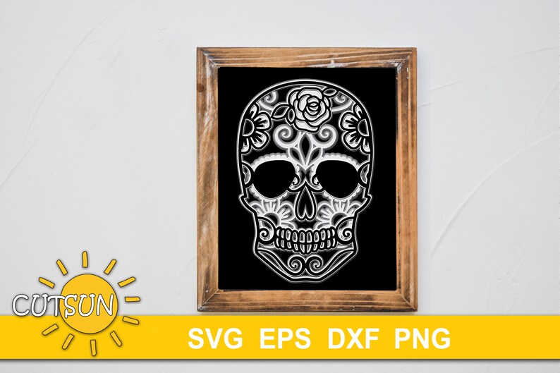 Free Free Layered Skull Svg 872 SVG PNG EPS DXF File