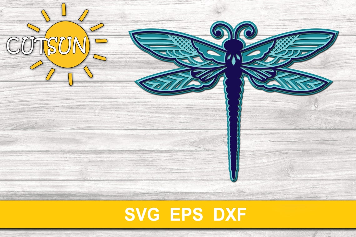 Free Free 126 Dragonfly Layered Mandala Svg SVG PNG EPS DXF File