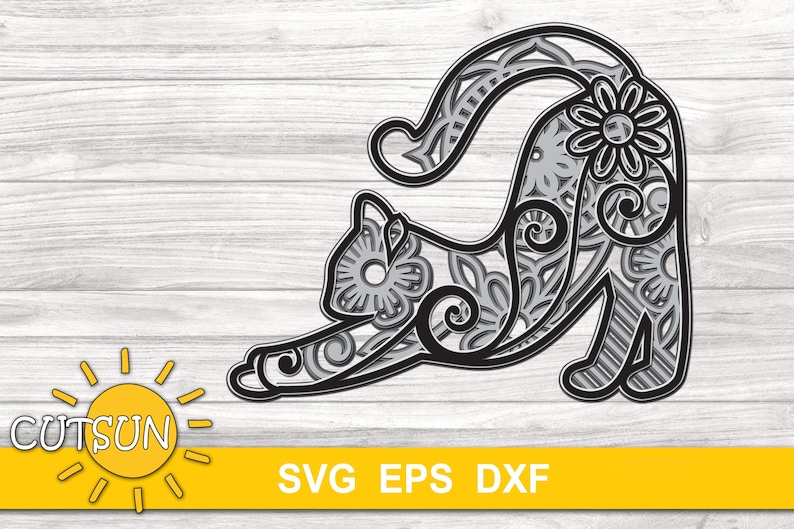 Free Free 159 Layered Cat Mandala Svg SVG PNG EPS DXF File