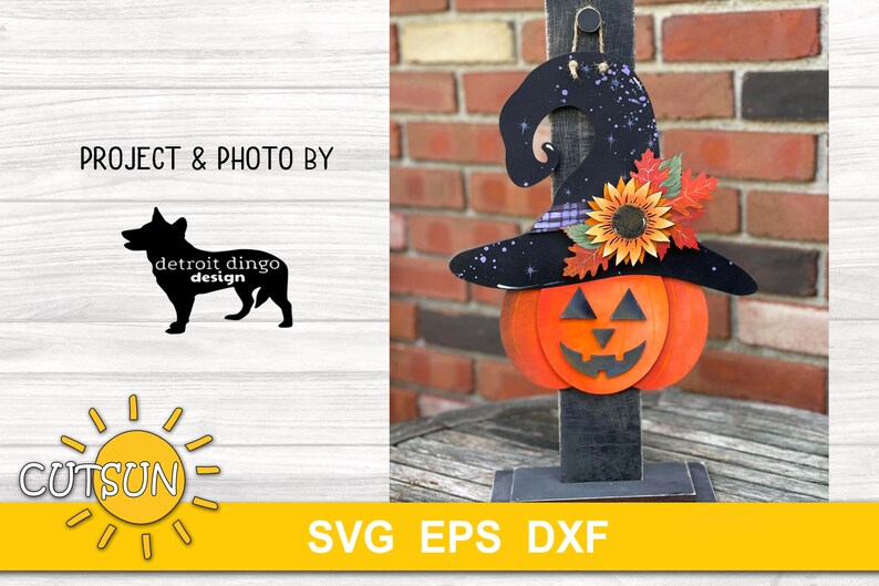 Halloween Door Sign SVG | Jack O Lantern Door Decor Laser Cut File ...