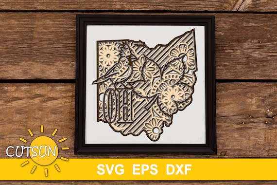 Download Glowforge Svg Silhouette Cricut 3d Layered Dxf Laser Cut Commercial Use Glowforge Layered 3d Mandala Kentucky State Svg 5 Layers Scrapbooking Embellishments Dolphinchat Ai