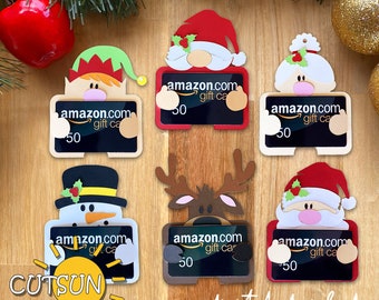 Christmas gift card holders SVG bundle | Cricut SVG bundle | Silhouette SVG bundle