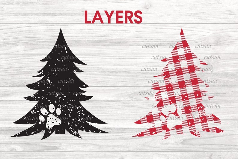 Free Free Paw Print Christmas Tree Svg 820 SVG PNG EPS DXF File