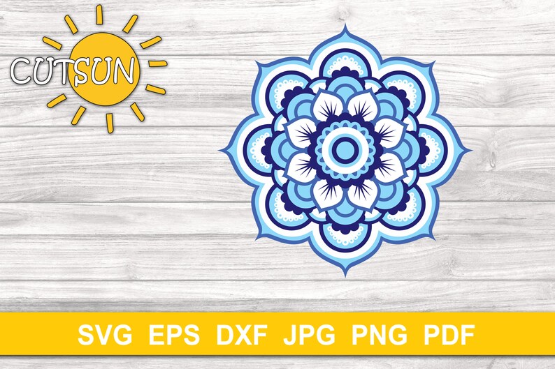 Download Mandala SVG Layered 3D Mandala SVG 20 layers | Etsy
