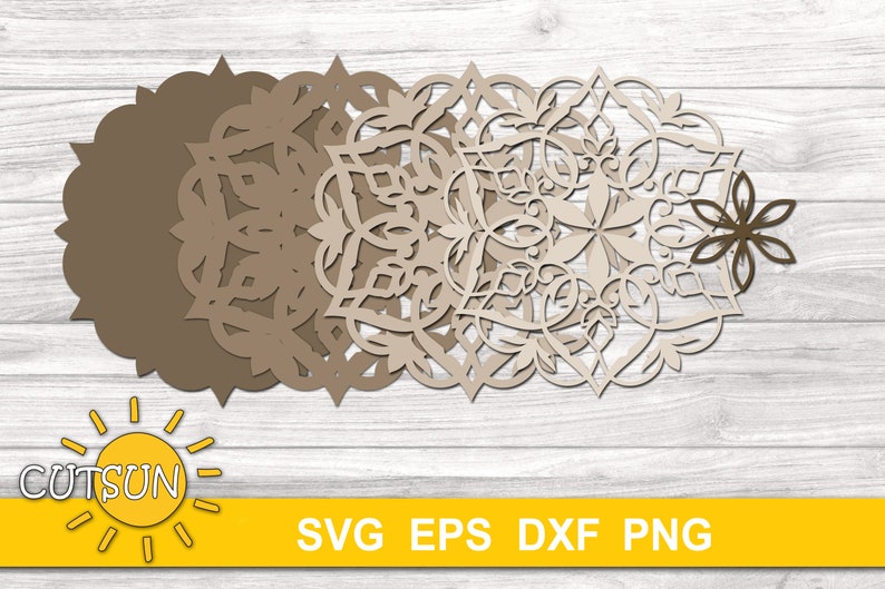 Download Commercial Use Glowforge Svg Mandala Svg 3d Layered Mandala Layered 3d Mandala Svg 5 Layers Clip Art Art Collectibles Tomtherapy Co Il