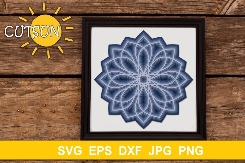 Free Free 216 3D Layered Mandala Svg SVG PNG EPS DXF File