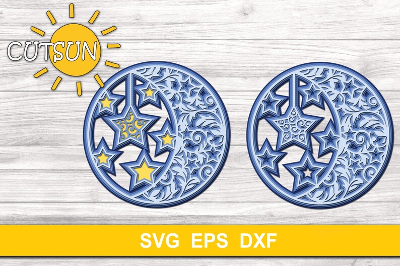 Free Free Layered Moon Mandala Svg SVG PNG EPS DXF File