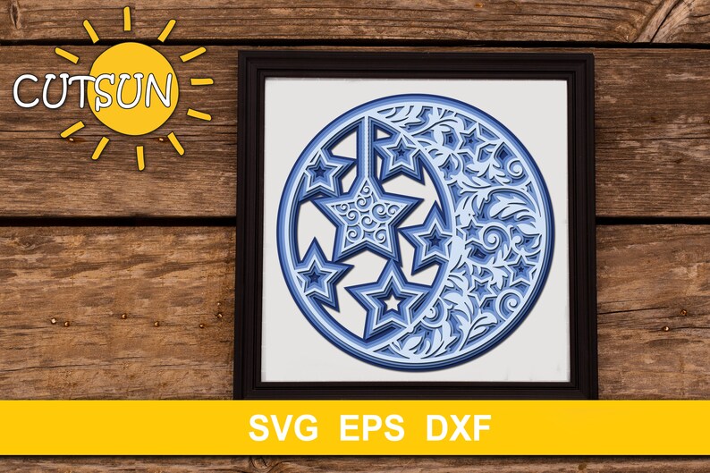 Free Free 308 Layered Moon Mandala SVG PNG EPS DXF File
