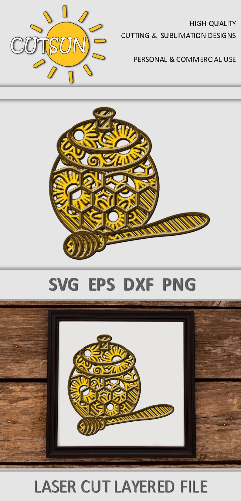Download 3d Beekeeper Layered File Glowforge Svg Commercial Use 3d Honey Pot Layered Svg File 3d Layered Dxf Laser Cut Paper Party Kids Craft Supplies Tools Intellistall Com
