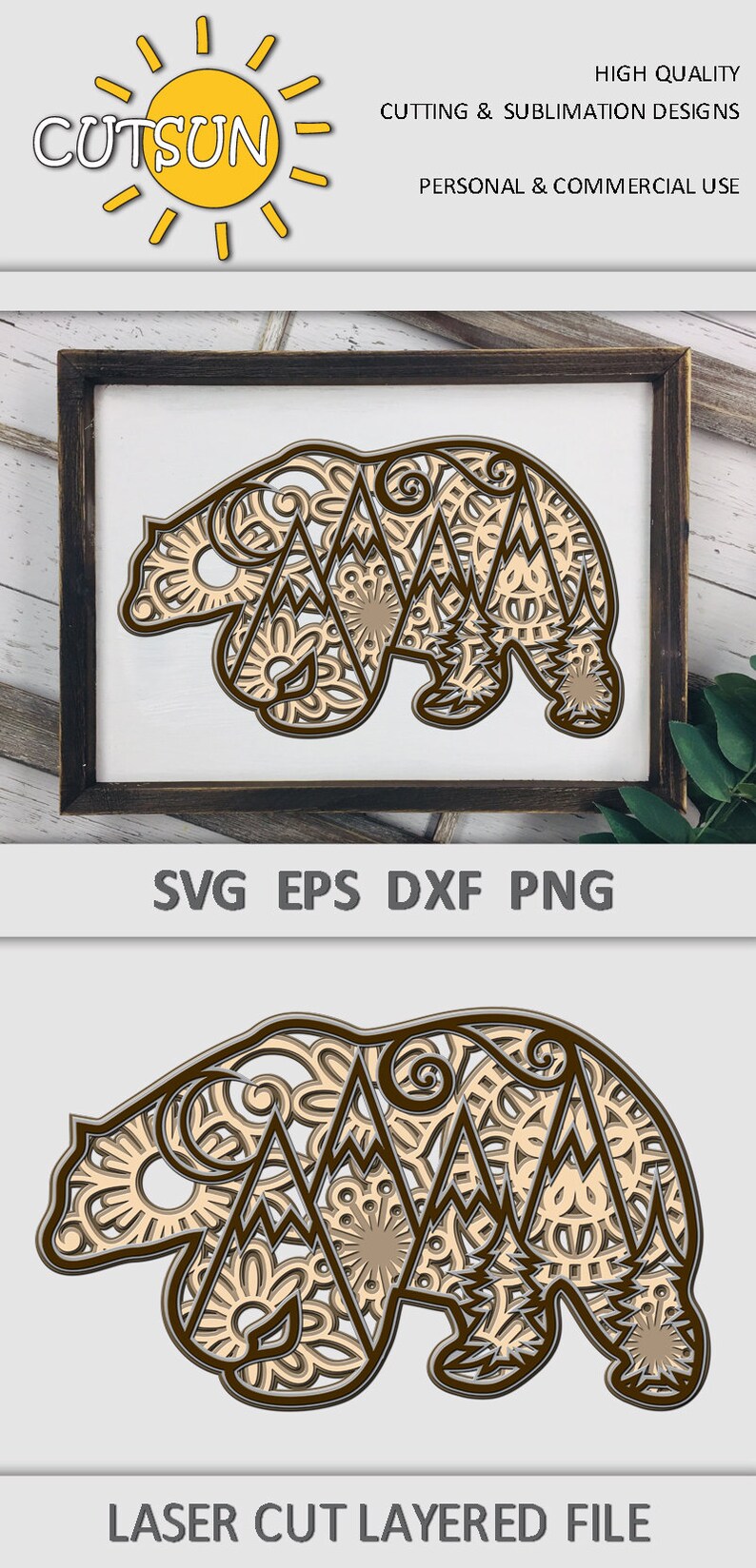 Free Free Mandala Bear Svg 56 SVG PNG EPS DXF File
