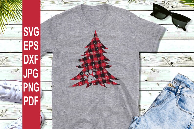 Free Free Paw Print Christmas Tree Svg 121 SVG PNG EPS DXF File