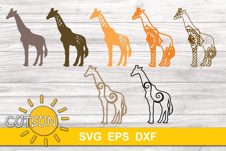 Free Free 3D Giraffe Mandala Svg
