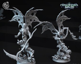 Miniatury Winged Specter - Miniatury DnD - Gra fabularna - Miniatura stołowa - Lochy i smoki - Cast n Play - D&D