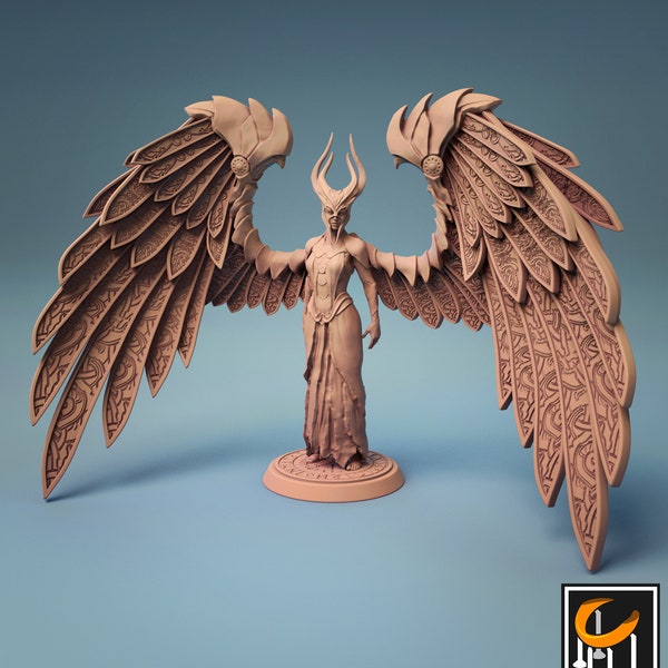 Valkyrie miniature - DnD miniatures - Role Playing Game - Tabletop Miniature - dungeons and dragons - lord of the print - D&D