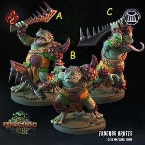 Frosch Rohling - Crippled God schmieden - D&D Miniaturen - Rollenspiel - Tabletop Miniaturen - Dungeons & Dragons - D&D