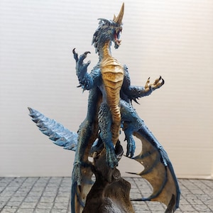 Legendary Blue dragon miniature - rescale miniatures - DnD miniatures - Role Playing Game - Tabletop Miniature - dungeons and dragons - D&D