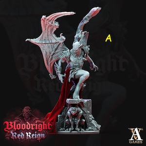 Vampire elder miniatures - DnD miniatures - Role Playing Game - Tabletop Miniature - dungeons and dragons - Archvillain games - D&D