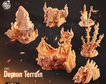 Tabletop Terrain Gnarly Trees - 28mm/32mm Scale Fantasy Wargame Terrain | 3D Printed RPG Scenery - View #5