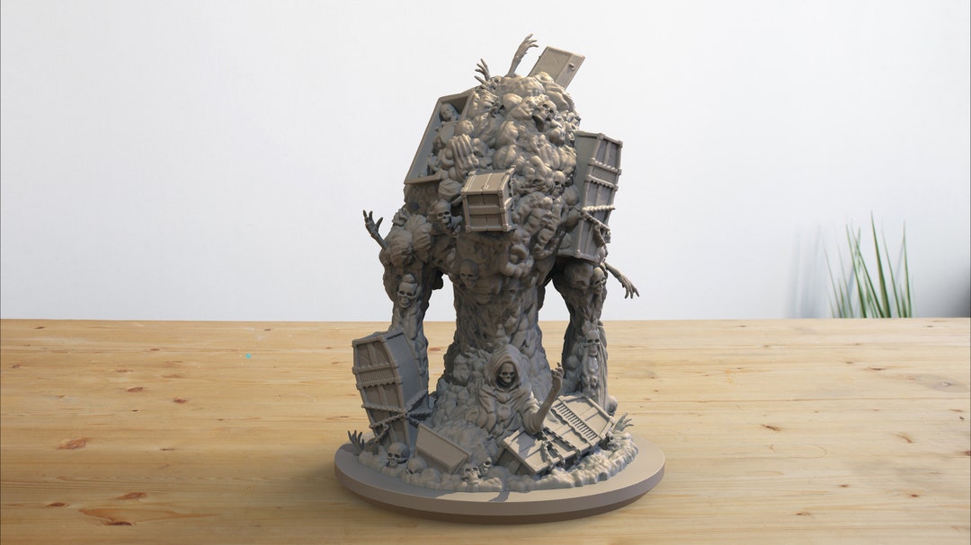 Grave Golem Miniature - Dnd Miniatures - Role Playing Game - Tabletop ...