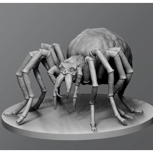 Miniatura de araña calavera - Miniaturas DnD - Juego de rol - Miniaturas de mesa - Mazmorras y dragones - D&D