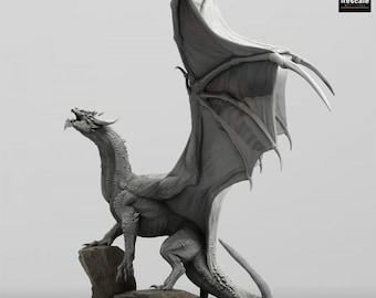 War dragon miniature - rescale miniatures - Role Playing Game - Tabletop Miniature - dungeons and dragons - D&D