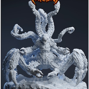 Kraken miniature | Fantasy Miniature | DnD miniatures | DND | Tabletop Game | RPG | Pathfinder | Nickeys hatchery | D&D