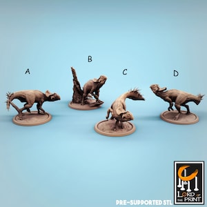 Protoceratops Dinosaurier Miniatur - Prähistorisches - D&D Miniaturen - Rollenspiel - Tabletop Miniatur - Dungeons and Dragons - D&D