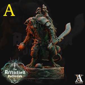 Slumrat Guerilla ratfolk miniatures - D&D miniatures - Role Playing Game - Tabletop Miniature - dungeons and dragons - Archvillain games