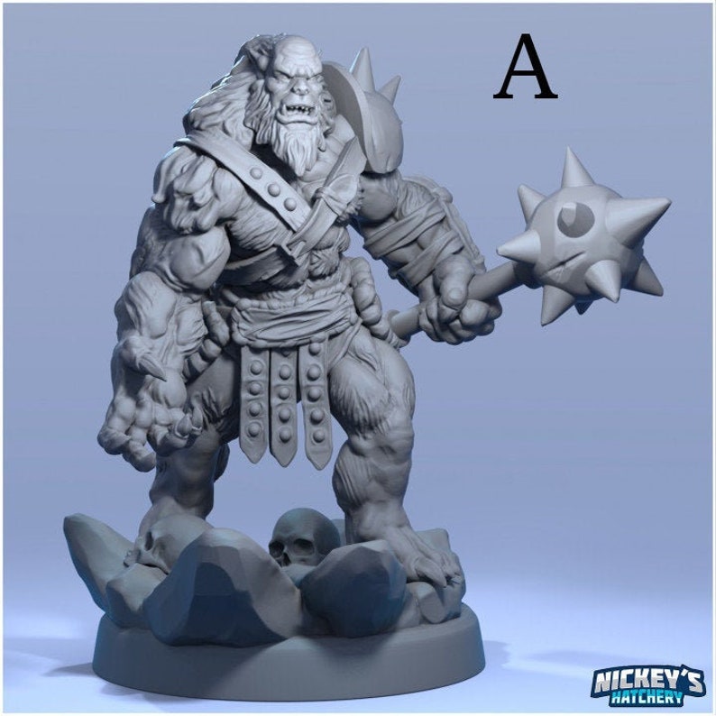 Orc Warrior Fantasy Miniature Dnd Miniatures DND - Etsy