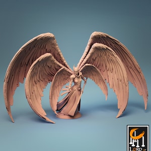 Angel miniature - Lord of the Print - DnD miniatures - Role Playing Game - Tabletop Miniature - dungeons and dragons - D&D