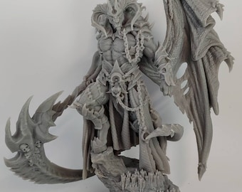 Azael Pit fiend Lord miniature - DnD miniatures - Role Playing Game - Tabletop Miniature - dungeons and dragons - archvillain games - D&D