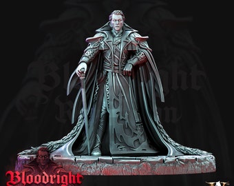 ヴァンパイア・カウントのミニチュア - DnDミニチュア - ロールプレイングゲーム - テーブルトップミニチュア - ダンジョンズ＆ドラゴンズ - アーチヴィランゲームズ - D&D