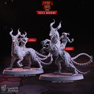 Höllenreiter Miniaturen - CastnPlay - DnD Miniaturen - Rollenspiel - Tabletop Miniaturen - Dungeons und Drachen - D&D