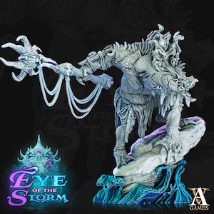 Storm Troll miniature - DnD miniatures - Role Playing Game - Tabletop Miniature - dungeons and dragons - Archvillian games - D&D