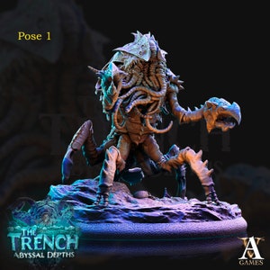 Chuul miniature - DnD miniatures - Role Playing Game - Tabletop Miniature - dungeons and dragons - Archvillain games - D&D