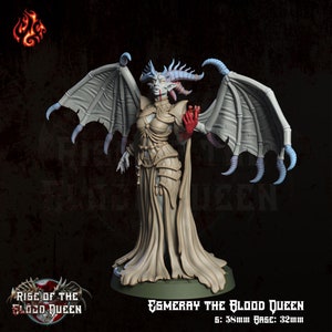 Reina de sangre vampírica - Crippled God Foundry - Miniaturas DnD - Juego de rol - Miniaturas de mesa - Mazmorras y dragones - D&D