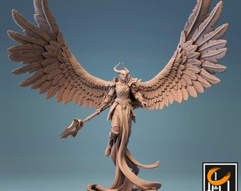 Miniatura wojownika anioła - miniatury do przeskalowania - miniatury DnD - gry fabularne - figurki stołowe - lochy i smoki - D&D