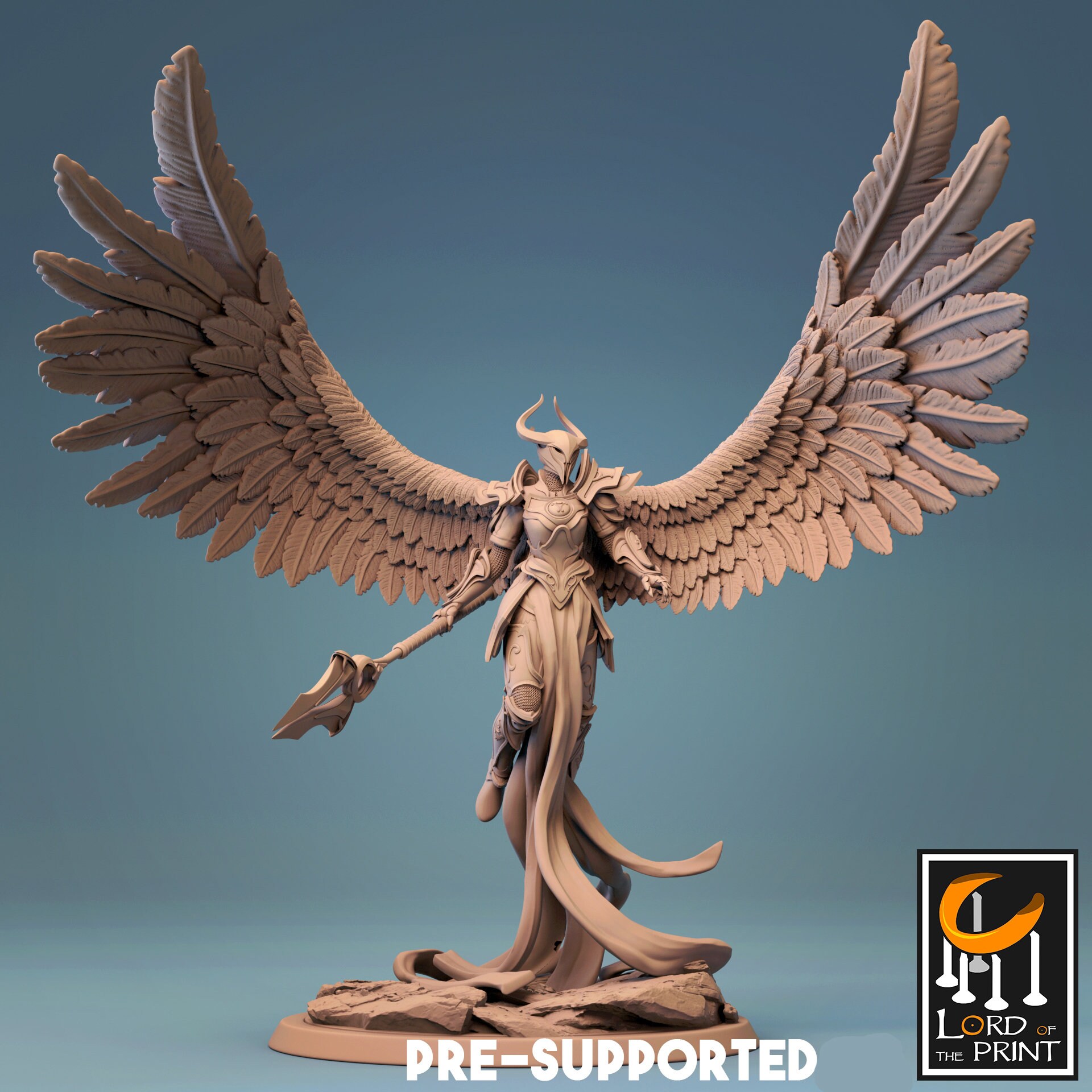 Jewelry & Beauty Lord of the Print 3D Printed Resin Angel Fighter