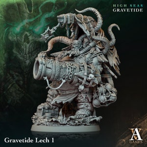 lech undead pirate crew miniatures - D&D miniatures - Role Playing Game - Tabletop Miniature - dungeons and dragons - Archvillain games