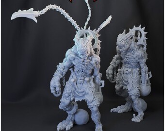 Chain devil miniature | Fantasy Miniature | DnD miniatures | DND | Tabletop Game | RPG | Pathfinder | Nickeys hatchery | D&D