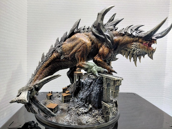 Tarrasque Miniature - Gargantuan 3D Printed Model for Dungeons and