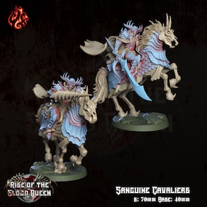 Vampire Sanguine cavaliers - Crippled God Foundry - DnD miniatures - Role Playing Game - Tabletop Miniature - dungeons and dragons - D&D