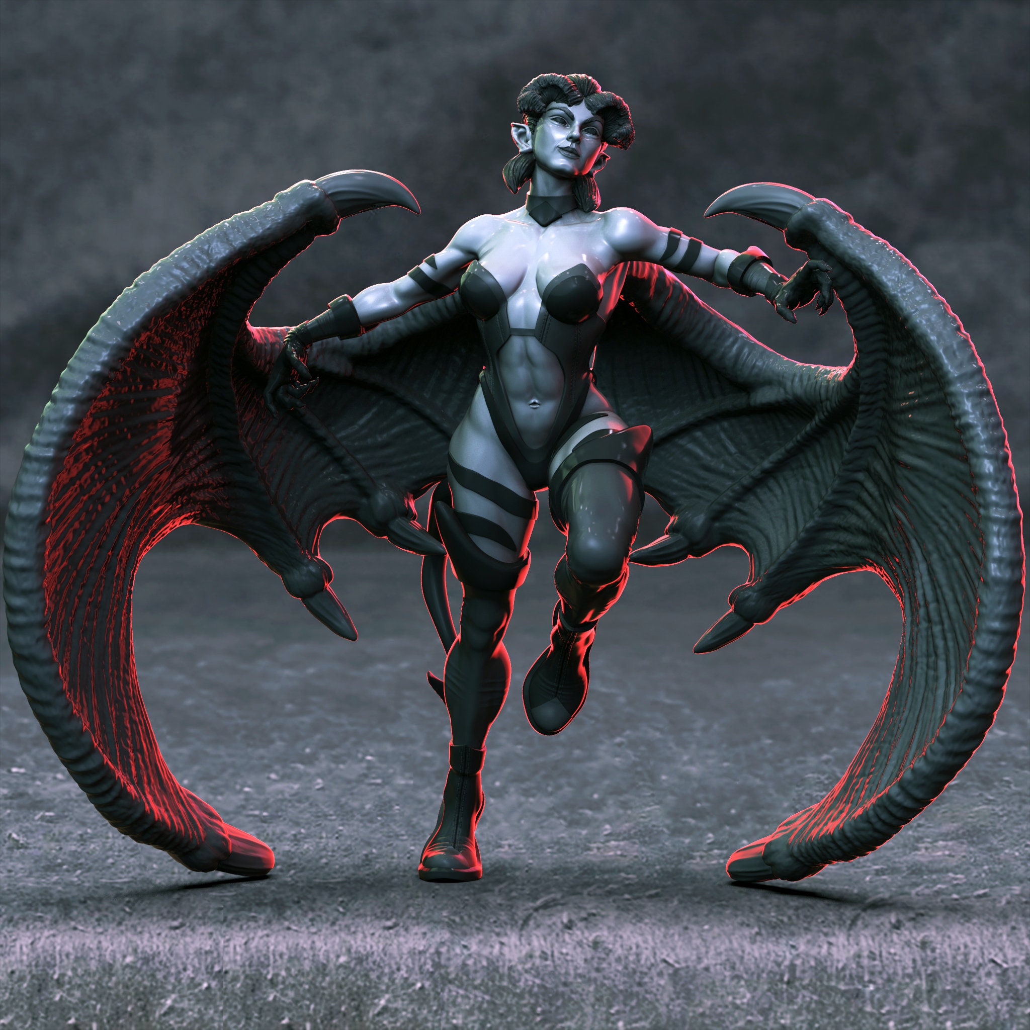 Succubus Miniature Fantasy Miniature Dnd Miniatures DND Tabletop Game RPG  Pathfinder MEGS3D D&D - Etsy