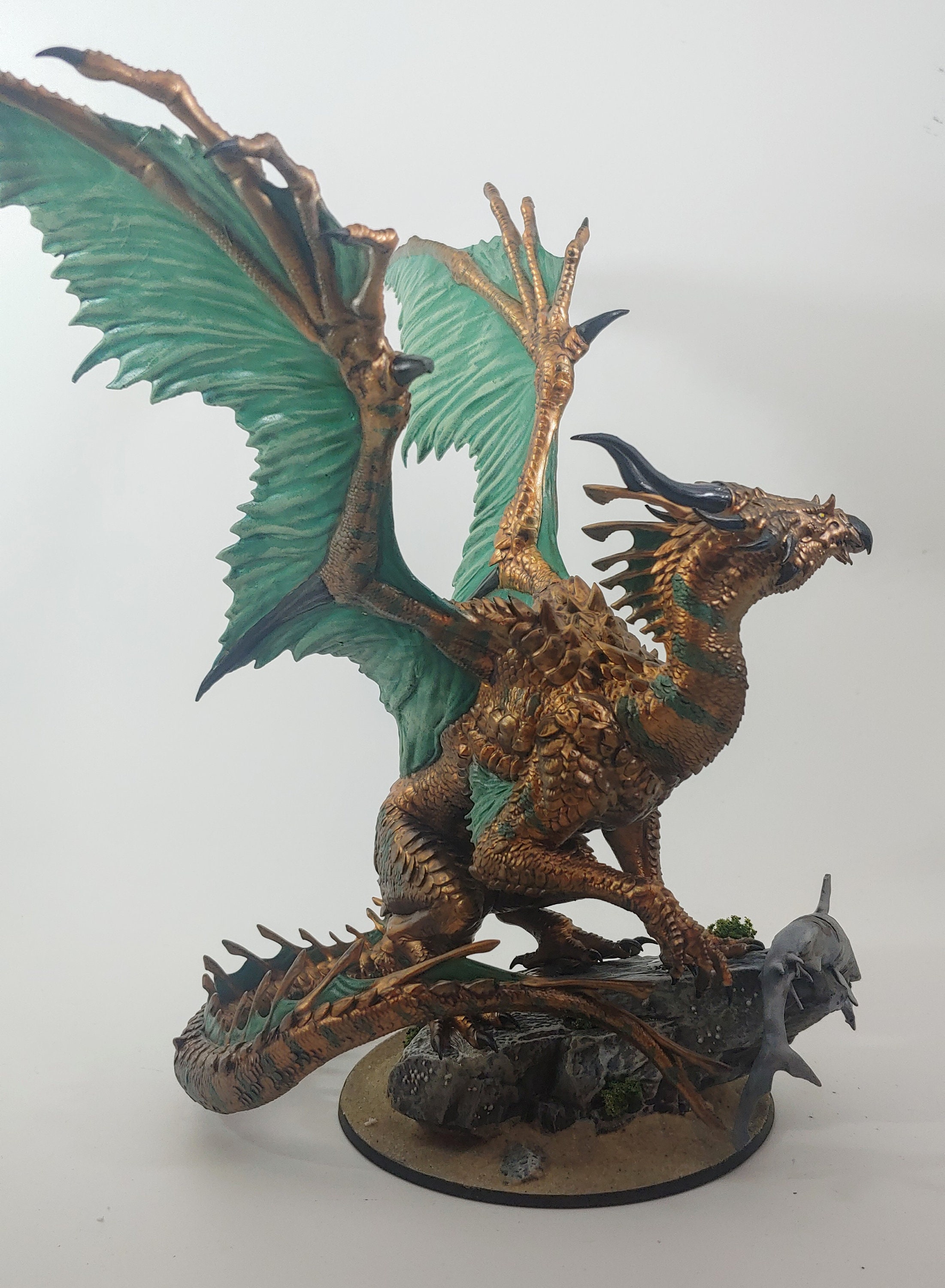 bibliotekar Korrupt Mars Bronze Dragon Lord of the Print Dnd Miniatures RPG Role - Etsy