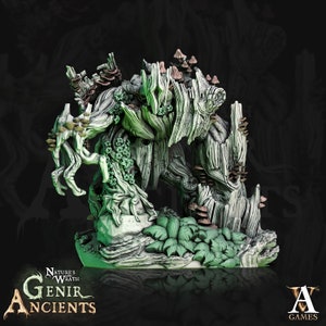 Young Treant Miniature - Dnd Miniatures - Role Playing Game - Tabletop ...